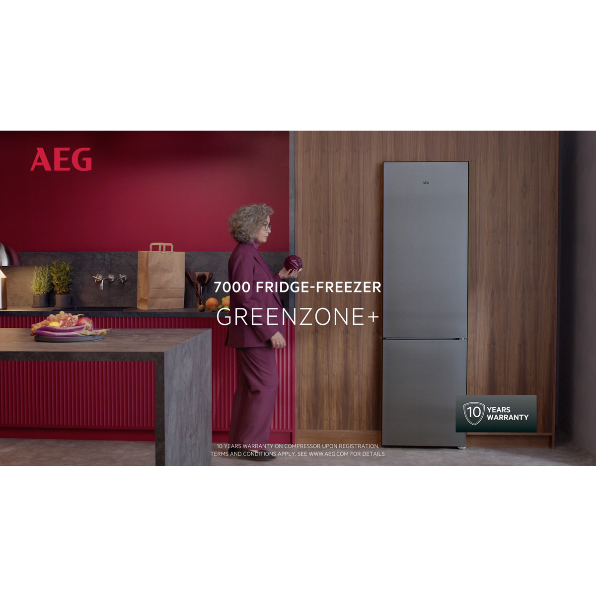 AEG - Frigo-congélateur pose libre - ORC7P361CX