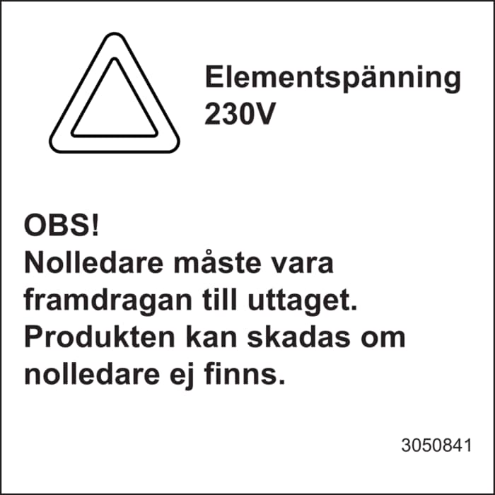 Attention : la fiche de la plaque doit être bien insérée dans la cuisinière.
Vérifiez que toutes les zones de cuisson fonctionnent correctement après l’installation.