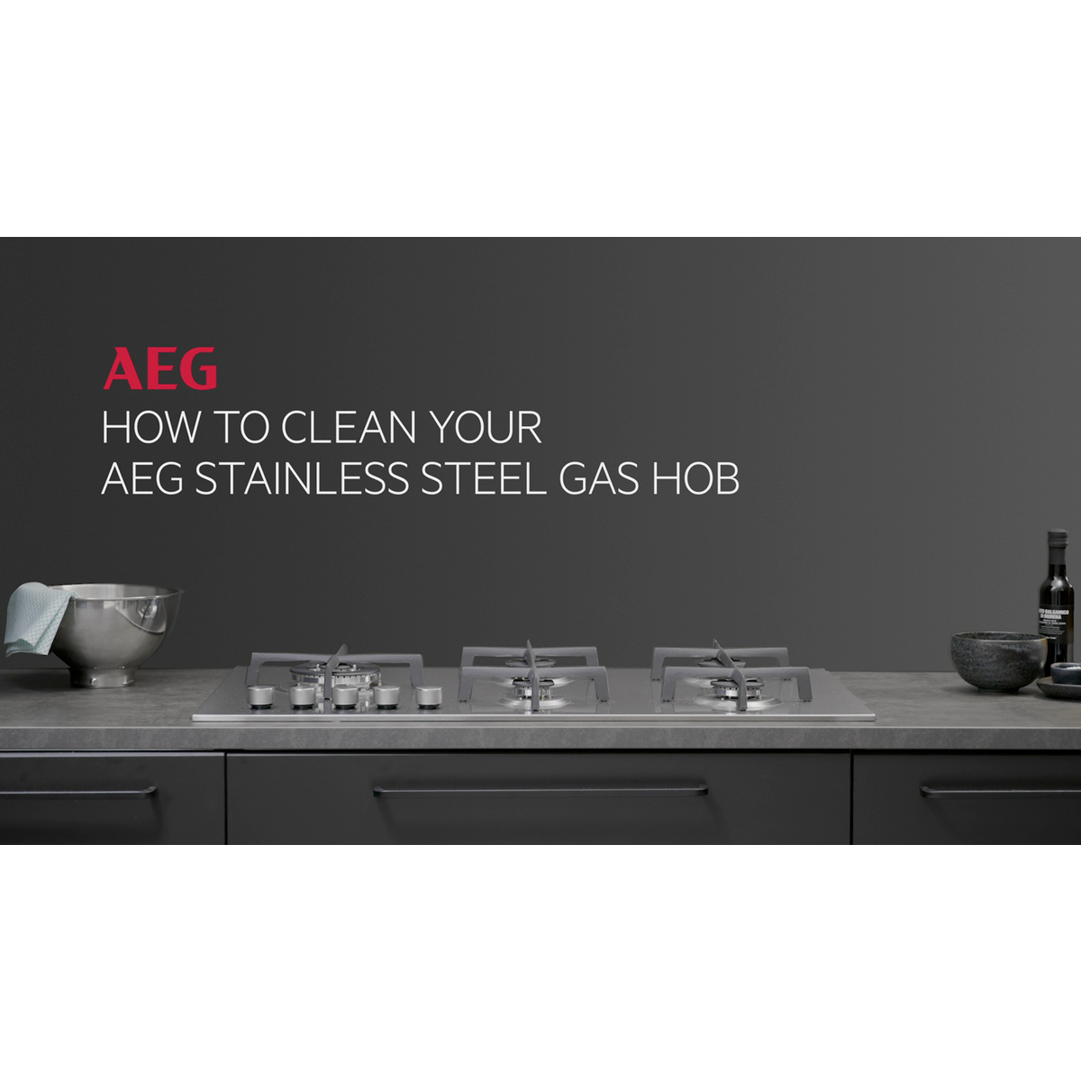 AEG - Taque au gaz - HGB64420SM
