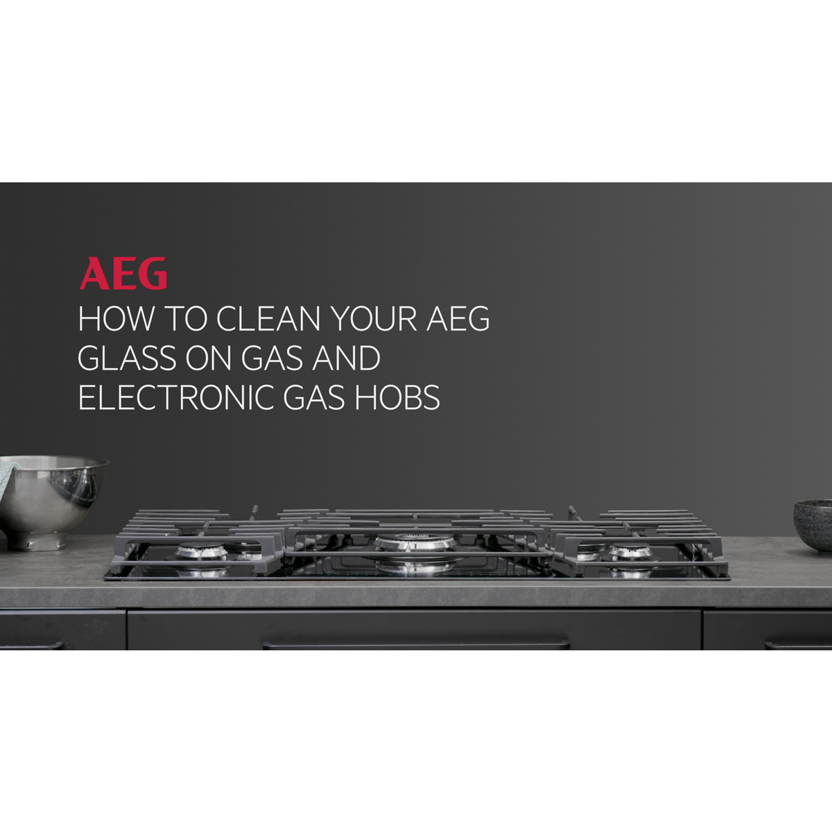 AEG - Taque au gaz - HKB75450NB