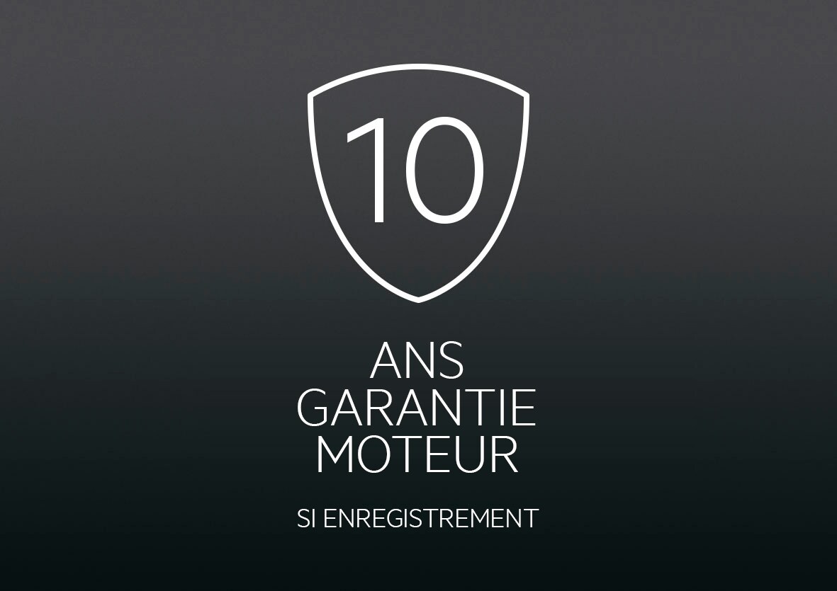 10 ans garantie moteur